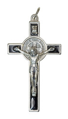 Crucifix isolated on white