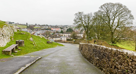 Cashel town view from the hill