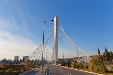 Millennium Bridge (2005)  in Podgorica, Montenegro