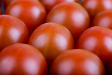 Cherry tomatoes close-up salad,eco, food concept. Vitamins.Group of tomatoes closeup.