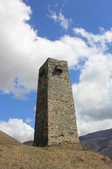 Боевая башня  в Даргавсе в Северной Осетии