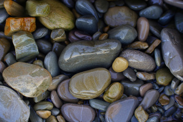 Colorful pebbles