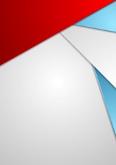 Minimal tech corporate flyer design