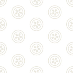 Seamless pattern of Sakura design white background