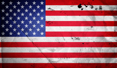 Grunge USA Flag