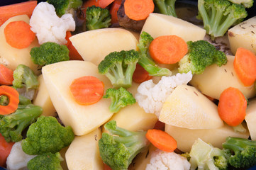 Einfacher Gemüseeintopf