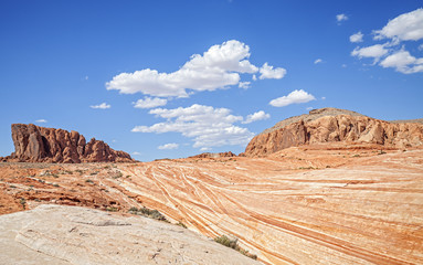 Fototapeta na wymiar Valley of Fire wild landscape, Nevada, USA