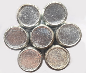 Technological abstract metal background