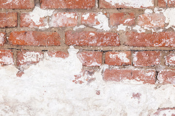 old brick cellar wall