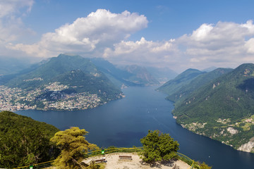 Fototapeta na wymiar Lake Lugano, Switzerland