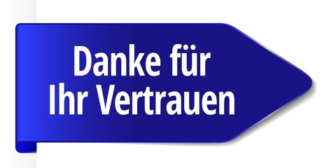 Danke für Ihr Vertrauen
