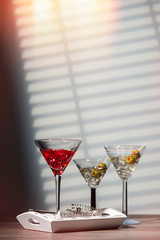 Cocktails On Tray