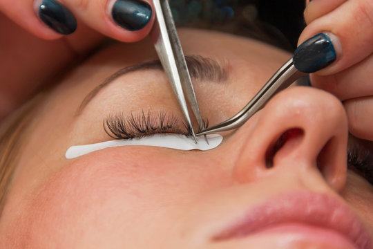 eyelash extension process, the beauty industry beauty salons las