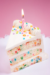 Slice of Birthday Cake - 103846750