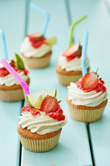 pina colada cupcakes