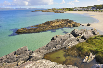 Beach landscape in Ireland