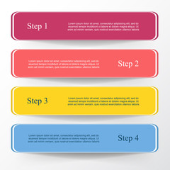 Vector lines infographic.