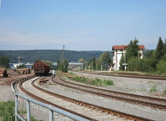 Fototapeta premium Bahnhof