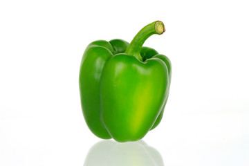 bell pepper isolated on white background