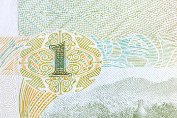 Chinese money rmb. Macro photo.