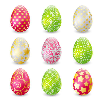 Set of Easter eggs for Your design