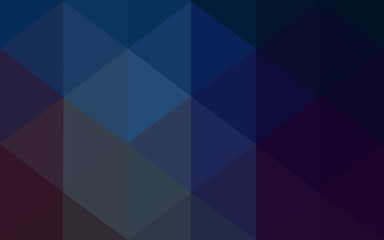 Obraz premium Multicolor dark blue, yellow, orange polygonal design pattern, which consist of triangles and gradient in origami style.