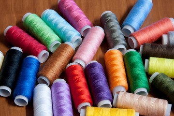 Bright color a thread