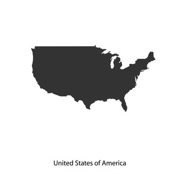 Map of USA for your design