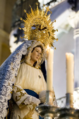 Holy Week procession in Teruel, Spain