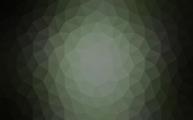 Dark gray polygonal design pattern, which consist of triangles and gradient in origami style.