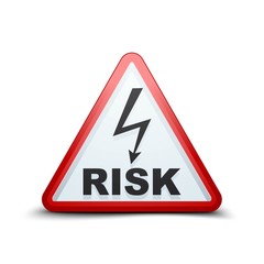 Hight Voltage Risk sign