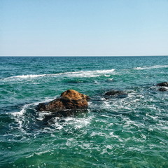 Rocks in the sea