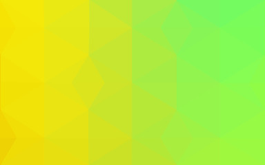 Obraz premium Multicolor dark red, green polygonal design pattern, which consist of triangles and gradient in origami style.
