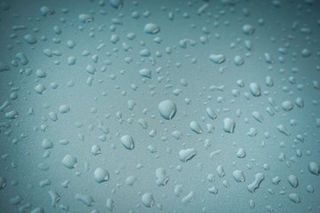 drop water on metal