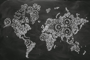 everything is globally connected on black board