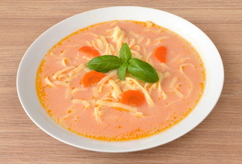 zupa pomidorowa z makaronem