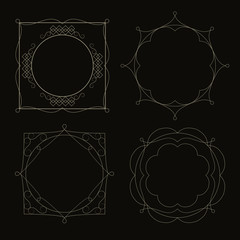 Monogram icon design 