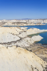 Reservoir. Paisaje de Gebas, Sierra de La Muela, Región de Murcia, Spain.