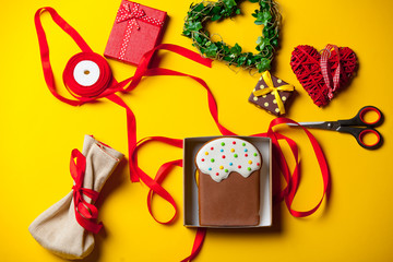 Easter cookie and gifts