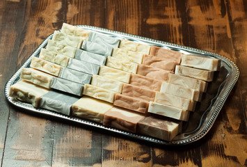 Organic handmade soap. 