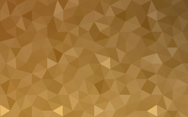 Obraz premium Orange polygonal pattern, which consist of triangles and gradient, background in origami style.
