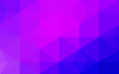 Fototapeta premium Multicolor pink, blue polygonal design pattern, which consist of triangles and gradient in origami style.