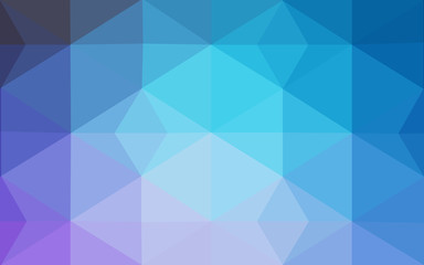 Obraz premium Multicolor pink, blue polygonal design pattern, which consist of triangles and gradient in origami style.