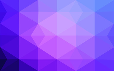 Obraz premium Multicolor pink, blue polygonal design pattern, which consist of triangles and gradient in origami style.