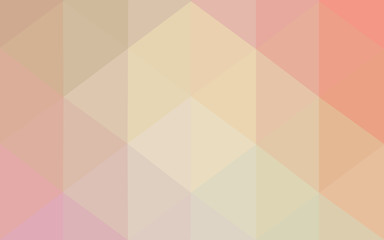 Obraz premium Multicolor pink, green polygonal design pattern, which consist of triangles and gradient in origami style.