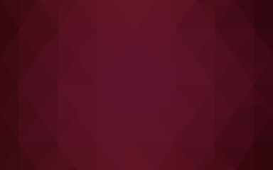 Obraz premium Multicolor dark pink, red, orange polygonal design pattern, which consist of triangles and gradient in origami style.