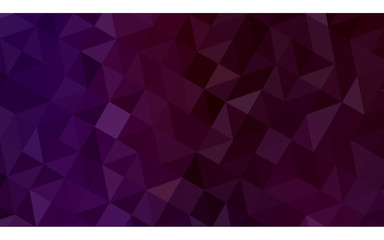 Fototapeta premium Dark purple polygonal design pattern, which consist of triangles and gradient in origami style.