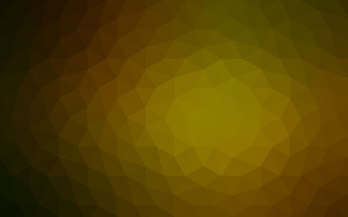 Obraz premium Multicolor dark green, yellow, orange polygonal design pattern, which consist of triangles and gradient in origami style.