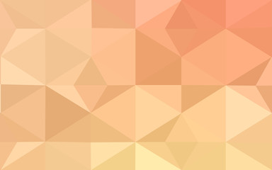 Orange polygonal pattern, which consist of triangles and gradient, background in origami style.