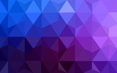 Obraz premium Multicolor dark pink, blue polygonal design pattern, which consist of triangles and gradient in origami style.